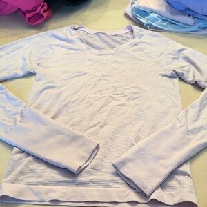 Swiftly Light Pink Long Sleeve Top 2